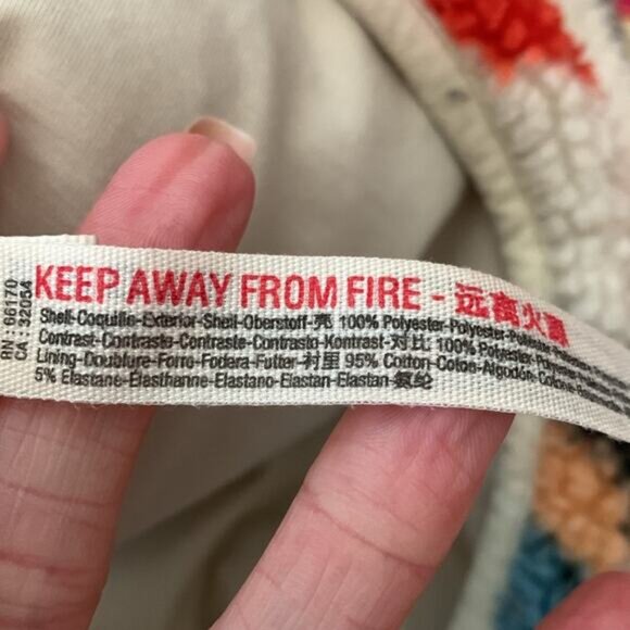 Free People Movement Hit The Slopes Printed Fleece Jacket Cream Multi Combo - Picture 7 of 9